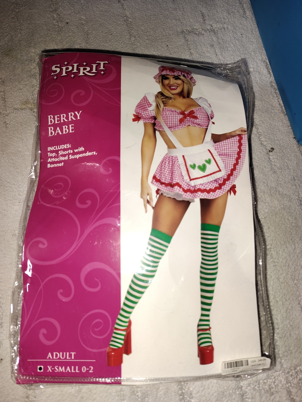Spirit Pink Gingham Berry Babe Hat Bonnet